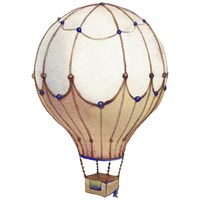 Детский ночник "Воздушный шар Винтаж" белый+ бежевый Masaihome